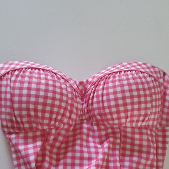 π Lauren James Gingham One Piece Bandeau - Picture 9 of 9
